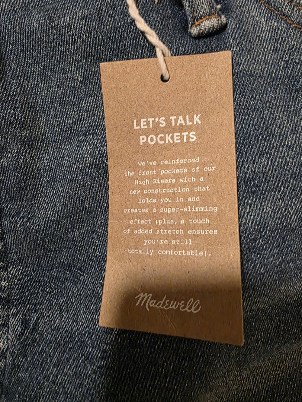 Madewell Medium Blue High-Rise Button-Fly Cropped Jeans - Picture 9 of 10